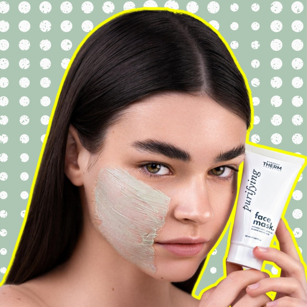 Purifying Face Mask with Salicilyc Acid, Green Clay and Colloidal Sylver