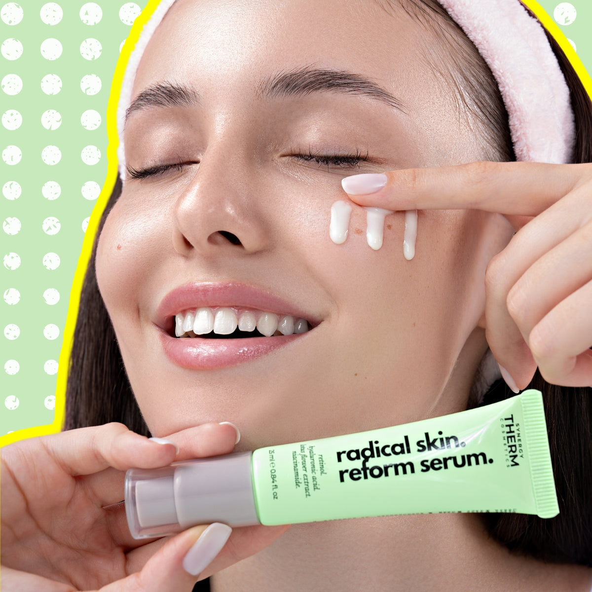 Sebum regulating Radical Skin Reform Serum, Niacinamide, Retinol and Hyaluronic Acid